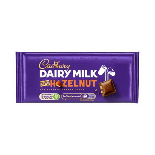 Cadbury Dairy Milk Hazelnut Chopped Chocolate Bar