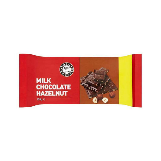 Euro Shopper Milk Chocolate Hazelnut Bar 100g