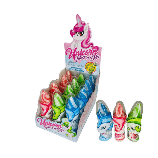 Unicorn Twist n' Dip Candy