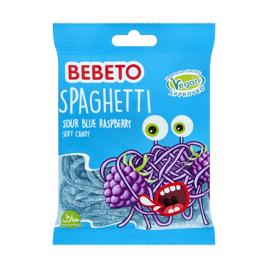 Bebeto Spaghetti Sour Blue Raspberry Candy